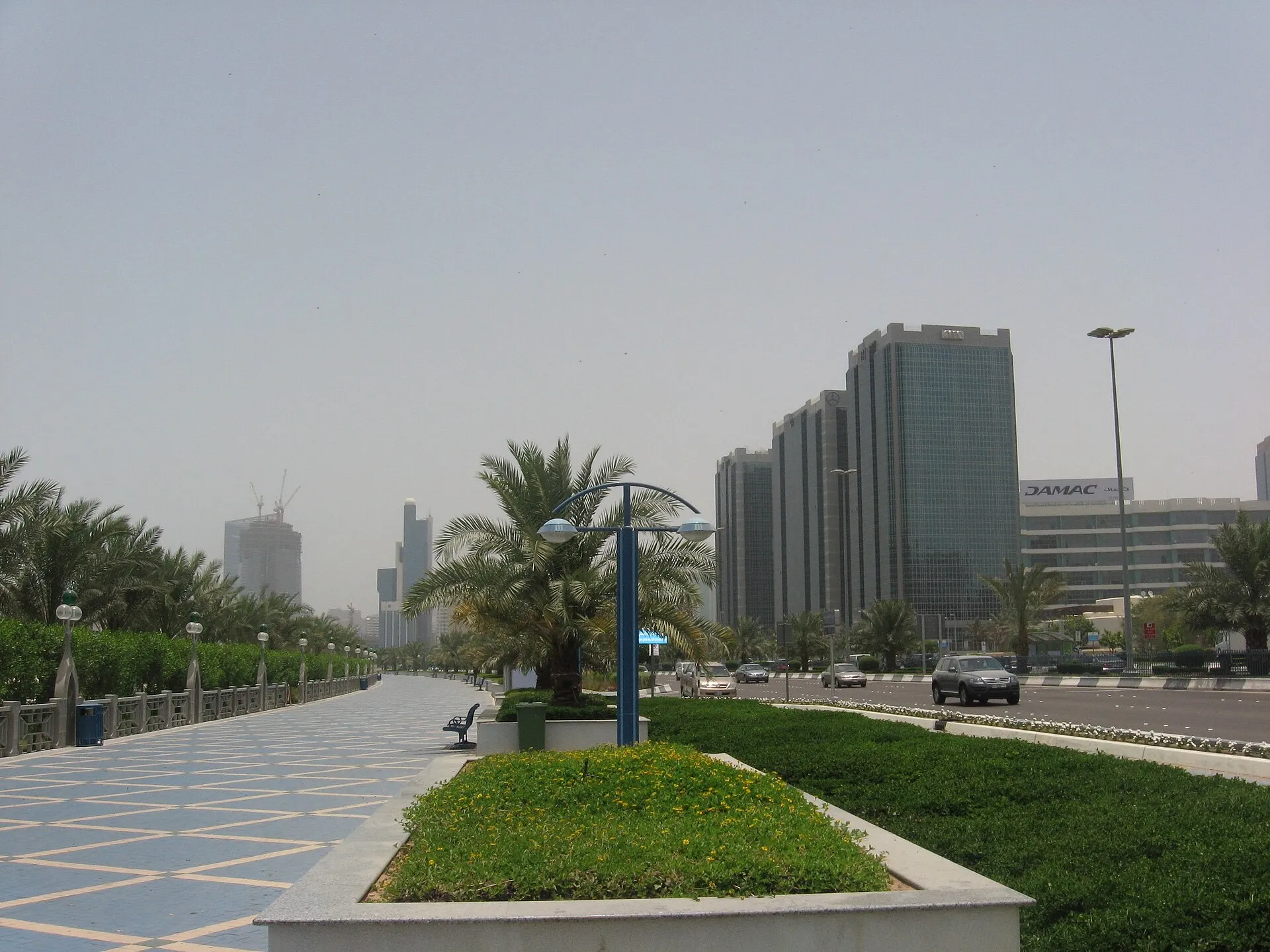 Corniche Road in Abu Dhabi